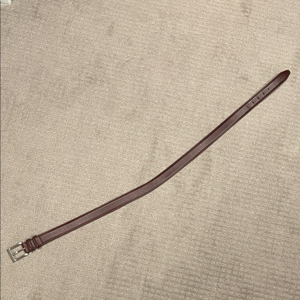 Men's Brown/Chile (Reddish brown)Leather Belt 38